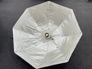 Lot 142  
            Marchington - Delivery or Collection 

                
ELINCHROM ROTALUX 74" OCTA SOFTBOX STUDIO LIGHTING EQUIPMENT. (WITH CARRY CASE) [...
