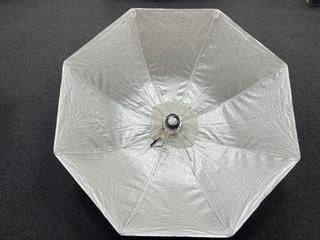 Lot 146  
            Marchington - Delivery or Collection 

                
ELINCHROM ROTALUX 74" OCTA SOFTBOX STUDIO LIGHTING EQUIPMENT. (WITH CARRY CASE) [...