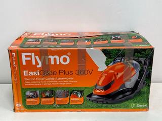 Lot 157  
            Marchington - Delivery or Collection 

                
FLYMO EASIGLIDE PLUS 360V ELECTRIC LAWNMOWER. (WITH THE BOX) [JPTM147945]