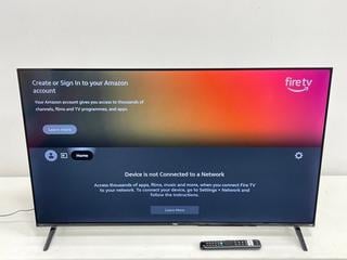 Lot 15  
            Marchington - Delivery or Collection 

                
TCL QLED FIRE 43" SMART TV (ORIGINAL RRP - £179): MODEL NO 43SF560-UK (WITH BOX, ...