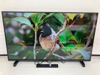 Lot 19  
            Marchington - Delivery or Collection 

                
FINLUX HD FIRE 40" TV (ORIGINAL RRP - £149): MODEL NO 40MF24F (WITH REMOTE, STAND...