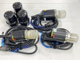 Lot 73  
            Marchington - Delivery or Collection 

                
3X PROFOTO ACUTE D4 FLASH HEADS. [JPTM147568]