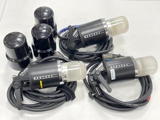 Lot 81  
            Marchington - Delivery or Collection 

                
3X PROFOTO ACUTE D4 FLASH HEADS. [JPTM147955]