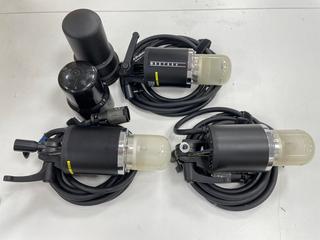 Lot 92  
            Marchington - Delivery or Collection 

                
3X PROFOTO ACUTE D4 FLASH HEADS. [JPTM147570]