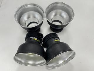 Lot 97  
            Marchington - Delivery or Collection 

                
4X PROFOTO ZOOM REFLECTORS STUDIO LIGHTING ACCESSORIES. [JPTM147893]