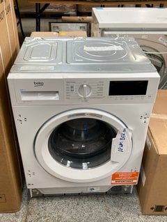 Lot 161  
            Marchington SR11 - Delivery or Collection 

                
BEKO 9KG INTEGRATED WASHING MACHINE WITH WIFI: MODEL WTIK94121F - ORIGINAL RRP £3...
