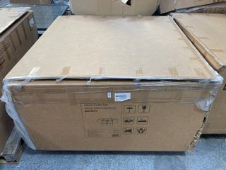 Lot 218  
            Marchington SR11 - Delivery or Collection 

                
JOHN LEWIS & PARTNERS ALORA CUBE SET WITH DINING TABLE SOFA & STOOLS - ORIGINAL R...
