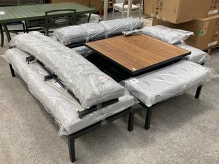 Lot 229  
            Marchington SR11 - Delivery or Collection 

                
JOHN LEWIS & PARTNERS 8 SEATER PLATFORM CORNER GARDEN SET - ORIGINAL RRP - £1119:...