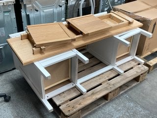 Lot 237  
            Marchington SR11 - Delivery or Collection 

                
2 X ASSORTED JOHN LEWIS & PARTNERS FURNITURE ITEMS TO INCLUDE ANDERS DINING BENCH...
