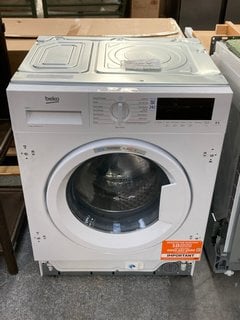 Lot 242  
            Marchington SR11 - Delivery or Collection 

                
BEKO 9KG INTEGRATED WASHING MACHINE WITH WIFI: MODEL WTIK94121F - ORIGINAL RRP £3...