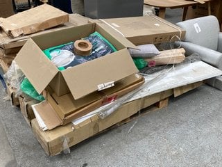 Lot 301  
            Marchington SR11 - Delivery or Collection 

                
PALLET OF ASSORTED FURNITURE ITEMS TO INCLUDE SILENTNIGHT ANTI-SNORE PILLOWS: LOC...