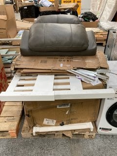 Lot 340  
            Marchington SR11 - Delivery or Collection 

                
PALLET OF ASSORTED FURNITURE ITEMS TO INCLUDE JOHN LEWIS & PARTNERS WILTON DOUBLE...