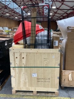 Lot 368  
            Marchington SR11 - Delivery or Collection 

                
PALLET OF ASSORTED ITEMS TO INCLUDE VIDA DESIGNS 3 DRAWER SHOE CABINET IN WHITE: ...
