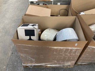 Lot 442  
            Marchington SR11 - Delivery or Collection 

                
PALLET OF ASSORTED ITEMS TO INCLUDE JOHN LEWIS & PARTNERS ATLEY TABLE LAMP: LOCAT...