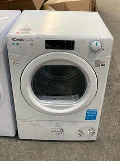 Lot 443  
            Marchington SR11 - Delivery or Collection 

                
CANDY 9KG FREESTANDING TUMBLE DRYER MODEL : CSOEC9TG-80 - ORIGINAL RRP - £289: LO...