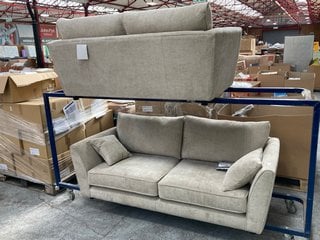 Lot 488  
            Marchington SR11 - Delivery or Collection 

                
MODERN CONTEMPORARY STYLE 3 SEATER SOFA IN NATURAL TO INCLUDE MATCHING 2 SEATER S...