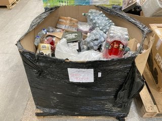 Lot 510  
            Marchington SR11 - Collection 

                
(COLLECTION ONLY) PALLET OF ASSORTED FOOD & DRINK ITEMS TO INCLUDE PACK OF MONSTE...