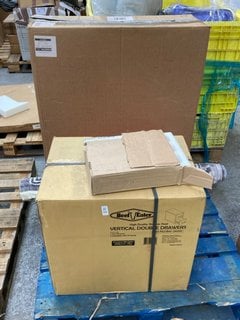 Lot 513  
            Marchington SR11 - Delivery or Collection 

                
PALLET OF ASSORTED ITEMS TO INCLUDE BEEF EATER VERTICAL DOUBLE DRAWERS: LOCATION ...