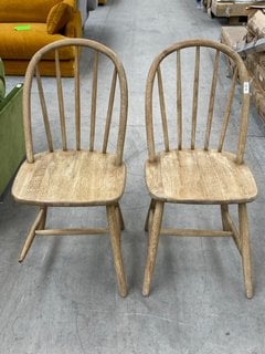 Lot 61  
            Marchington SR11 - Delivery or Collection 

                
LOAF.COM PAIR OF CHORTIER DINING CHAIRS IN WHITE WASHED OAK - ORIGINAL RRP - £520...