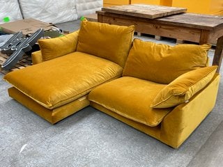 Lot 72  
            Marchington SR11 - Delivery or Collection 

                
LOAF.COM SLOW RISER CHAISE LARGE LEFT HAND CORNER SOFA IN BUTTERSCOTCH - ORIGINAL...