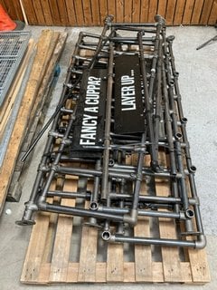 Lot 89  
            Marchington SR11 - Delivery or Collection 

                
PALLET OF ASSORTED INDUSTRIAL DISPLAY STAND COMPONENTS: LOCATION - A1 (KERBSIDE P...