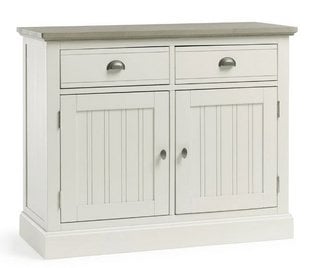 Lot 22  
            Marchington SR11 - Delivery or Collection 

                
OAK FURNITURELAND BROMPTON PAINTED ACACIA AND ASH TOP SMALL SIDEBOARD - SOLID HAR...