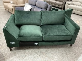Lot 27  
            Marchington SR11 - Delivery or Collection 

                
OAK FURNITURELAND - JUDE RIGHT HAND CORNER SOFA SECTION IN DUKE BOTTLE GREEN FABR...