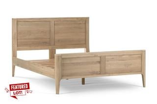 Lot 2  
            Marchington SR11 - Delivery or Collection 

                
OAK FURNITURELAND NEWTON LIGHT NATURAL SOLID OAK KING-SIZE BED - ORIGINAL RRP £64...