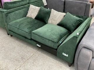 Lot 31  
            Marchington SR11 - Delivery or Collection 

                
OAK FURNITURELAND - JUDE LEFT HAND CORNER SOFA SECTION IN DUKE BOTTLE GREEN FABRI...
