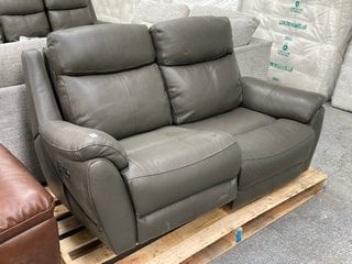 Lot 36  
            Marchington SR11 - Delivery or Collection 

                
OAK FURNITURELAND BRUNEL 2 SEATER RECLINER SOFA WITH ADJUSTABLE POWER HEADREST AN...