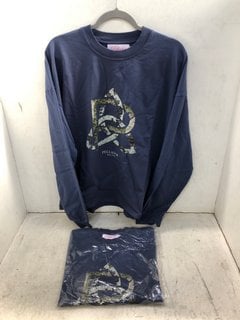 Lot 1009  
            Marchington SR13 - Parcel Delivery Only 

                
2 X PELLADOR MENS LONG SLEEVED T-SHIRTS IN BLUE-UK SIZES S AND L: LOCATION - C16