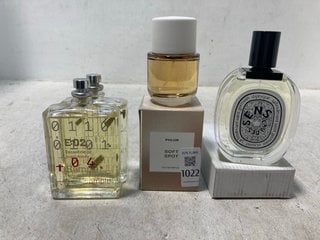 Lot 1022  
            Marchington SR13 - Parcel Delivery Only 

                
4 X ASSORTED BEAUTY ITEMS TO INCLUDE PHLUR 50ML SOFT SPOT EAU DE PARFUM: LOCATION...