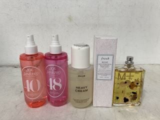 Lot 1023  
            Marchington SR13 - Parcel Delivery Only 

                
5 X ASSORTED BEAUTY ITEMS TO INCLUDE 100ML FRESH ROSE DEEP HYDRATING BALANCING EM...