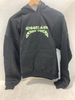 Lot 1040  
            Marchington SR13 - Parcel Delivery Only 

                
PELLADOR EIRETRASH EMBROIDERED MENS HOODIE IN BLACK-UK SIZE M-ORIGINAL RRP £91.00...