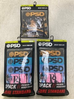 Lot 1060  
            Marchington SR13 - Parcel Delivery Only 

                
2 X PSD 3 PACK MENS CORE STANDARD BOXERS IN VARIOUS COLOURS-UK SIZE S/L-ORIGINAL ...
