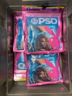 Lot 1070  
            Marchington SR13 - Parcel Delivery Only 

                
5 X PAIRS OF PSD MENS CORE STANDARD PLAY BOY BOXERS IN VARIOUS SIZES-ORIGINAL COM...