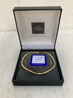 Lot 1109  
            Marchington SR13 - Parcel Delivery Only 

                
JOHN MACINTYRE & SON 9 CARAT GOLD BRACELET: LOCATION - C12