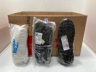 Lot 1137  
            Marchington SR13 - Parcel Delivery Only 

                
QTY OF ASSORTED WATER SHOES IN VARIOUS SIZES TO INCLUDE - UK SIZE: 7: LOCATION - C11