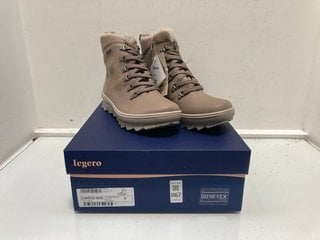 Lot 1167  
            Marchington SR13 - Parcel Delivery Only 

                
LEGERO WOMENS BEIGE SHOES - UK SIZE: 6 - ORIGINAL RRP: £130.00: LOCATION - C9