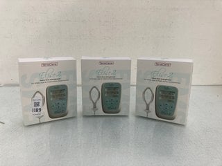 Lot 1189  
            Marchington SR13 - Parcel Delivery Only 

                
3 X TENSCARE ELISE 2 PELVIC FLOOR STRENGTHENERS - COMBINED ORIGINAL RRP: £188.97:...