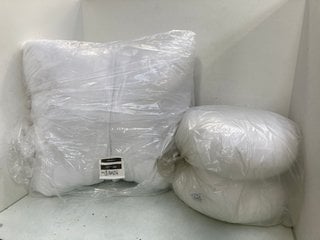Lot 1214  
            Marchington SR13 - Parcel Delivery Only 

                
2 X 23'' ROUND CUSHION INSERTS TO INCLUDE 102.5 x 82.5 CM CLUSTER FIBER PILLOW: L...