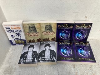 Lot 1234  
            Marchington SR13 - Parcel Delivery Only 

                
QTY OF ASSORTED BOOKS TO INCLUDE TESTIMONY BY ROBBIE PATTERSON: LOCATION - C6