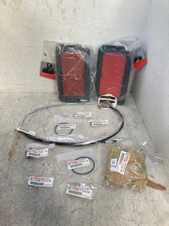 Lot 1244  
            Marchington SR13 - Parcel Delivery Only 

                
QTY OF ASSORTED YAMAHA GENUINE PARTS TO INCLUDE 1 S3-26341-00 BRAKE CABLE: LOCATI...