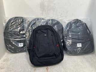 Lot 1253  
            Marchington SR13 - Parcel Delivery Only 

                
5 X GINO FERRARI BACKPACKS IN BLACK-ORIGINAL COMBINED RRP £125.00: LOCATION - C6