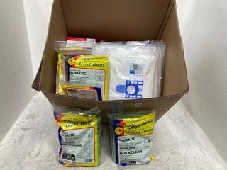 Lot 1287  
            Marchington SR13 - Parcel Delivery Only 

                
QTY OF ASSORTED QUALTEX HYGIENIC REPLACEMENT VACUUM CLEANER DUST BAGS: LOCATION - C4