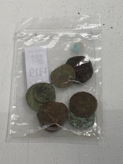 Lot 1319  
            Marchington SR13 - Parcel Delivery Only 

                
10 X ASSORTED UNIDENTIFIED ROMAN COINS: LOCATION - C4