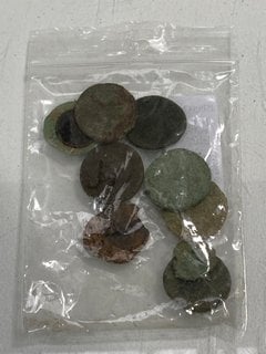 Lot 1332  
            Marchington SR13 - Parcel Delivery Only 

                
10 X ASSORTED UNIDENTIFIED ROMAN COINS: LOCATION - C4