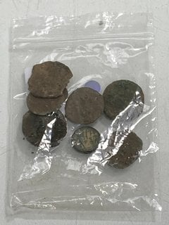 Lot 1333  
            Marchington SR13 - Parcel Delivery Only 

                
10 X ASSORTED UNIDENTIFIED ROMAN COINS: LOCATION - C4