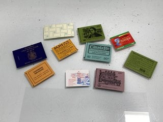 Lot 1345  
            Marchington SR13 - Parcel Delivery Only 

                
TEN BOOKS OF MINT AND UNUSED VINTAGE STAMPS, VARIOUS COUNTRIES: LOCATION - C4