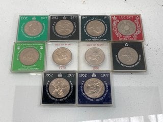 Lot 1360  
            Marchington SR13 - Parcel Delivery Only 

                
A COLLECTION OF VINTAGE BRITISH COMMEMORATIVE CROWNS, ALL CASED: LOCATION - C3